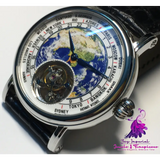 3D Globe Fashion Round Watch