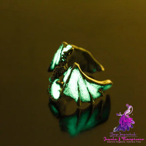 Halloween glow-in-the-dark vintage Lizard Ring