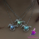 Glow-in-the-Dark Multi-colored Pony Necklace