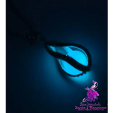 Halloween Diy Glow-in-the-dark Spiral Water Drop Necklace