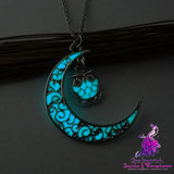 Glowing Silver Pendant Necklaces