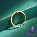 Cross Silver 14K Gold Ring