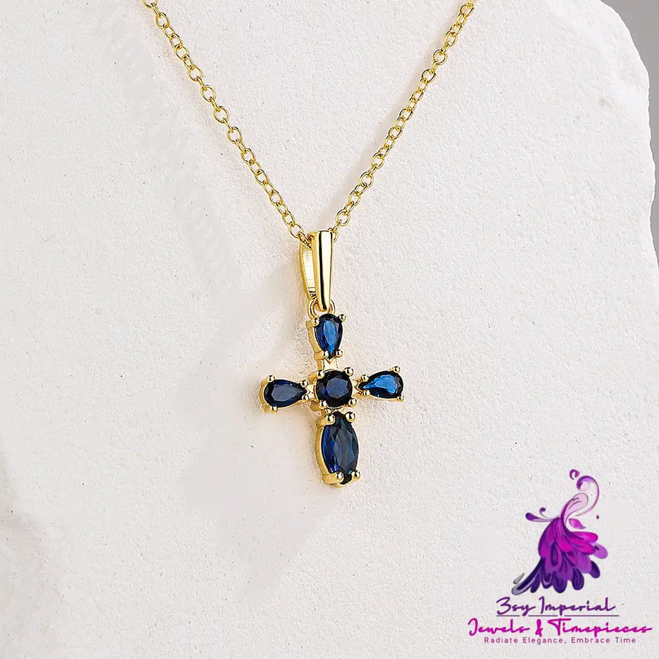 18K Gold Geometric Pendant Necklace