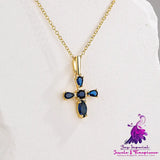 18K Gold Geometric Pendant Necklace