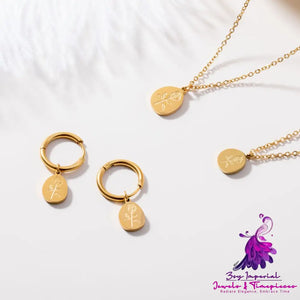 18K Gold Jewelry Set