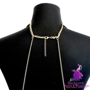 Gold Metal Tassel Body Chains