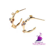 Gold-plated S925 Stud Earrings