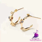 Gold-plated S925 Stud Earrings