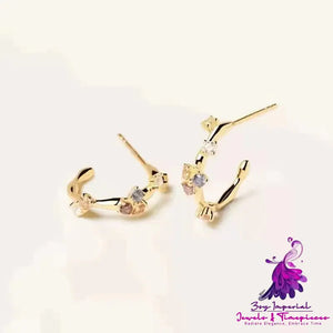 Gold-plated S925 Stud Earrings