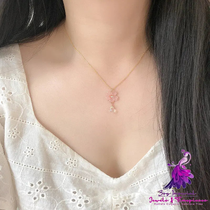 Simple Silver Gold-plated Necklace