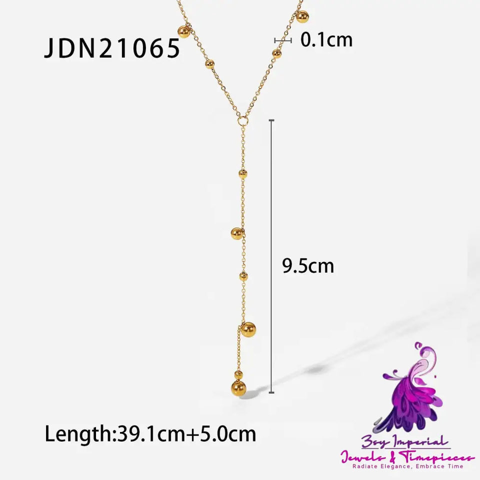 18K Gold Plated Tassel Necklace