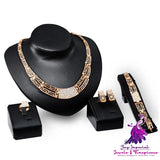 18K Gold Plated Jewelry Set