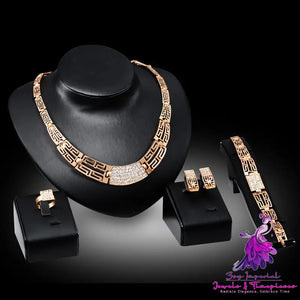 18K Gold Plated Jewelry Set