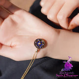 18K Gold Plated Silver Lapis Star Moon Necklace