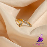 Simple Temperament Ring Special Interest Light Luxury