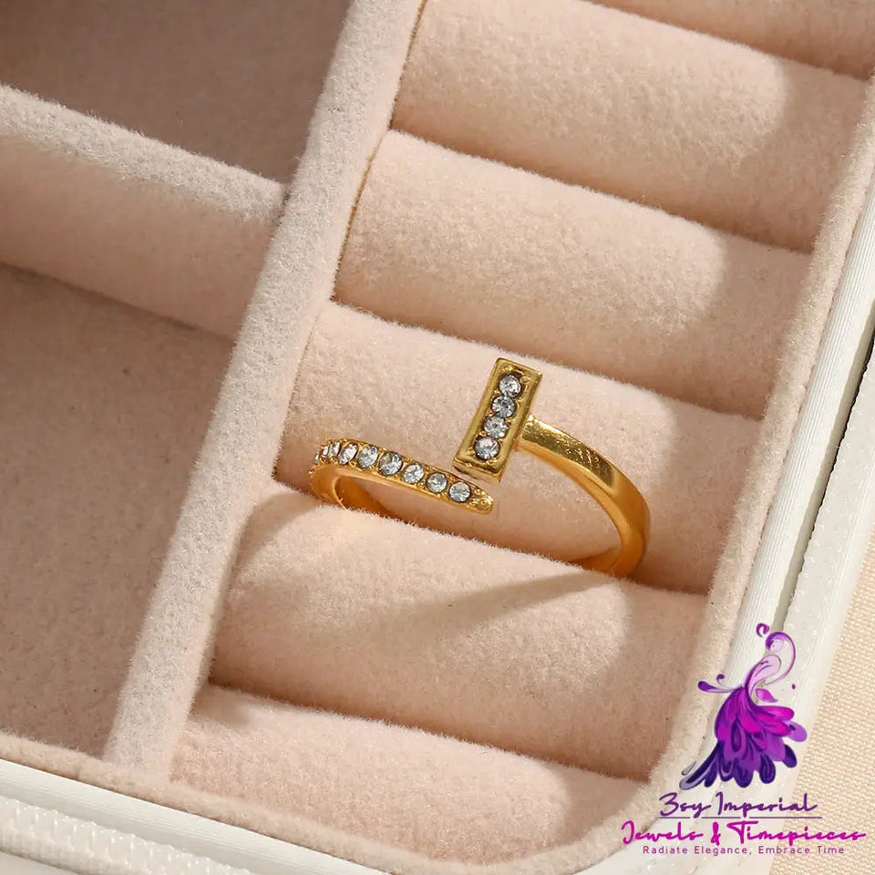 Simple Temperament Ring Special Interest Light Luxury