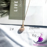 Gold-plated Marine Shell Necklace