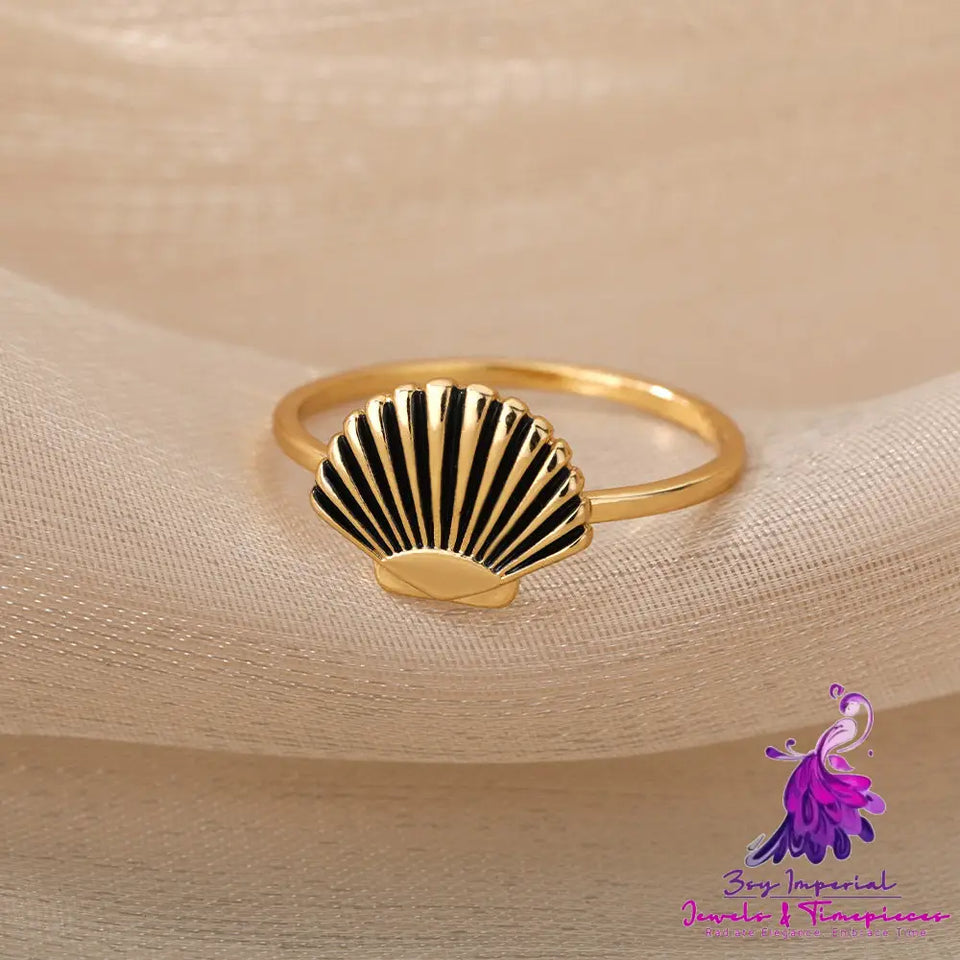 Retro 18K Gold Plated Ring