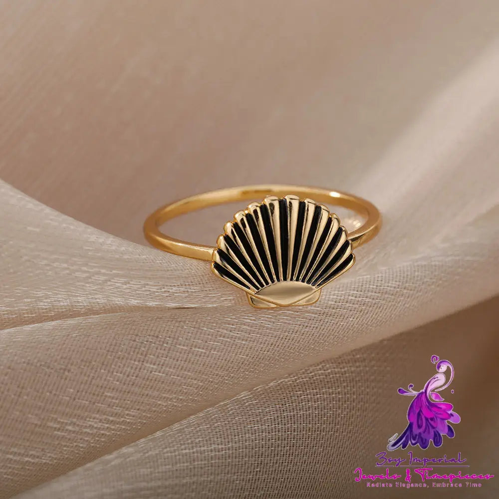 Retro 18K Gold Plated Ring