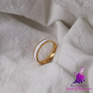 Gold-plated Vintage Temperament Ring