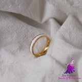 Gold-plated Vintage Temperament Ring