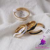 Gold-plated Vintage Temperament Ring