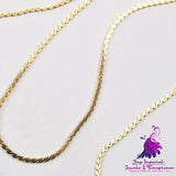 Gold Plated Steel Necklace Anklets Bracelets