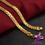 Brass 18K Gold Plating Necklace Bracelet