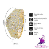 Hip Hop Luminous Quartz Waterproof Business Watch