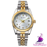 Gold Waterproof Women’s Watch