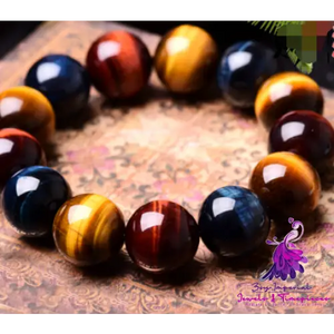 Three-color Tiger’s Eye Bracelet