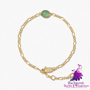 Simple Green Bracelet