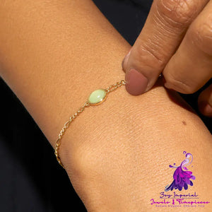 Simple Green Bracelet