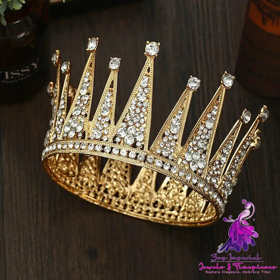 Hollow Diamond Bridal Crown