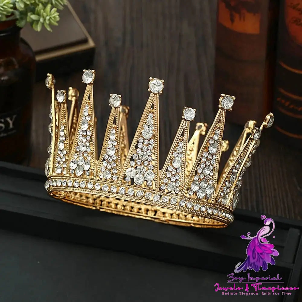 Hollow Diamond Bridal Crown