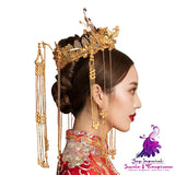 Antique Gold Wedding Headdress