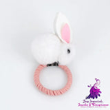 Hair Ball Rabbit Hair Ring