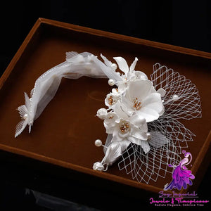 Mori Flower Hair Band Wedding Accessories