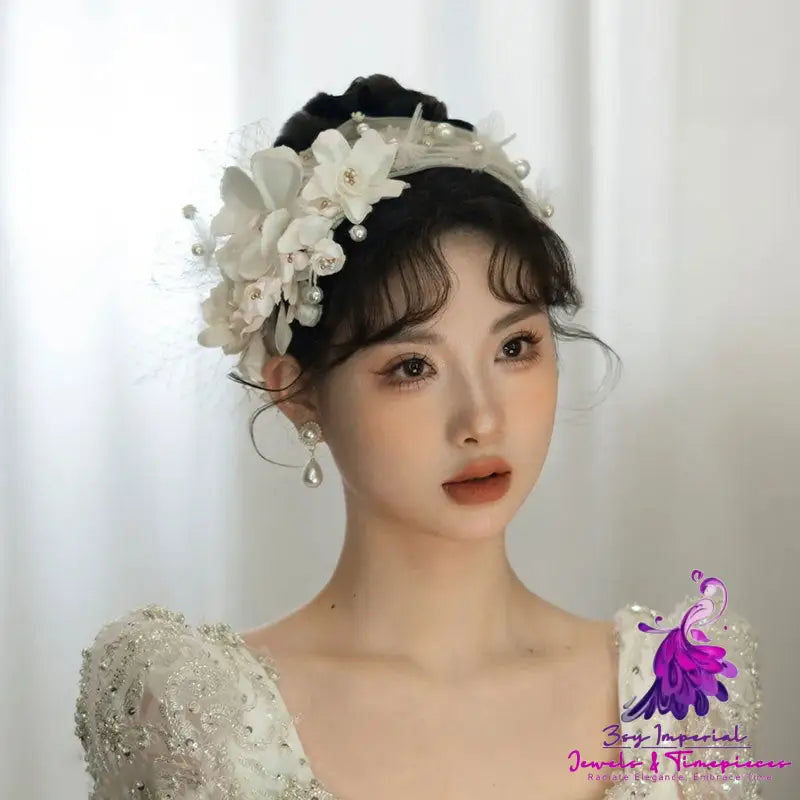 Mori Flower Hair Band Wedding Accessories