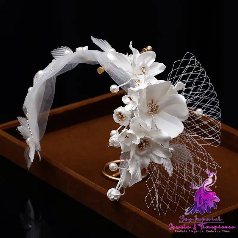 Mori Flower Hair Band Wedding Accessories