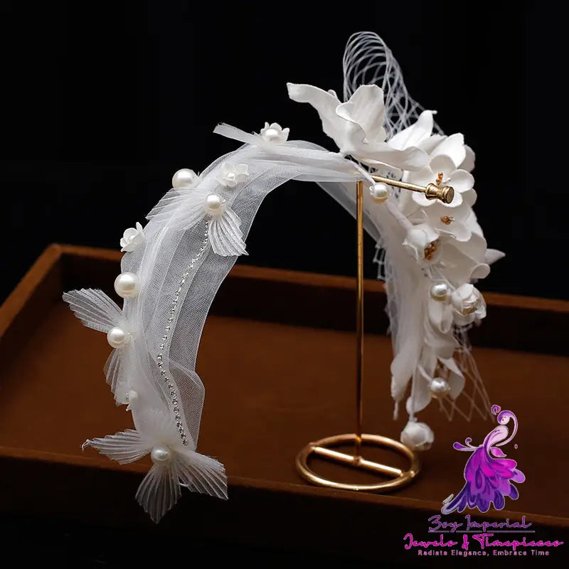 Mori Flower Hair Band Wedding Accessories