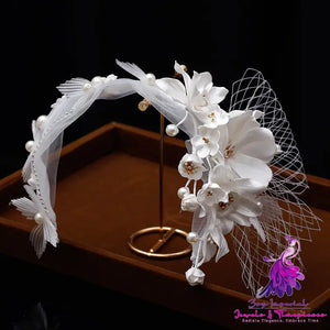 Mori Flower Hair Band Wedding Accessories