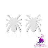 Stainless Steel Halloween Horror Stud Earrings