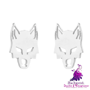 Stainless Steel Halloween Horror Stud Earrings