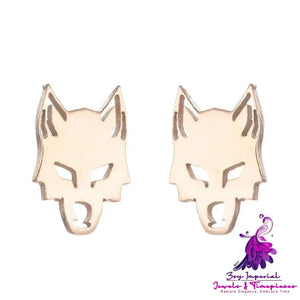 Stainless Steel Halloween Horror Stud Earrings