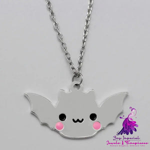 Mirror Shiny Bat Halloween Spooky Kawaii Pastel Goth Jewelry