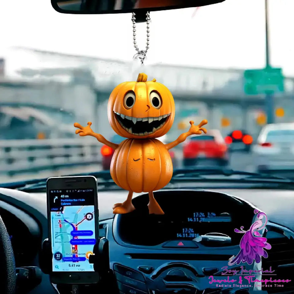 Creative Pumpkin Man Keychain