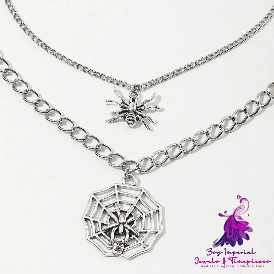 Multi-layer Spider Hollow Necklace