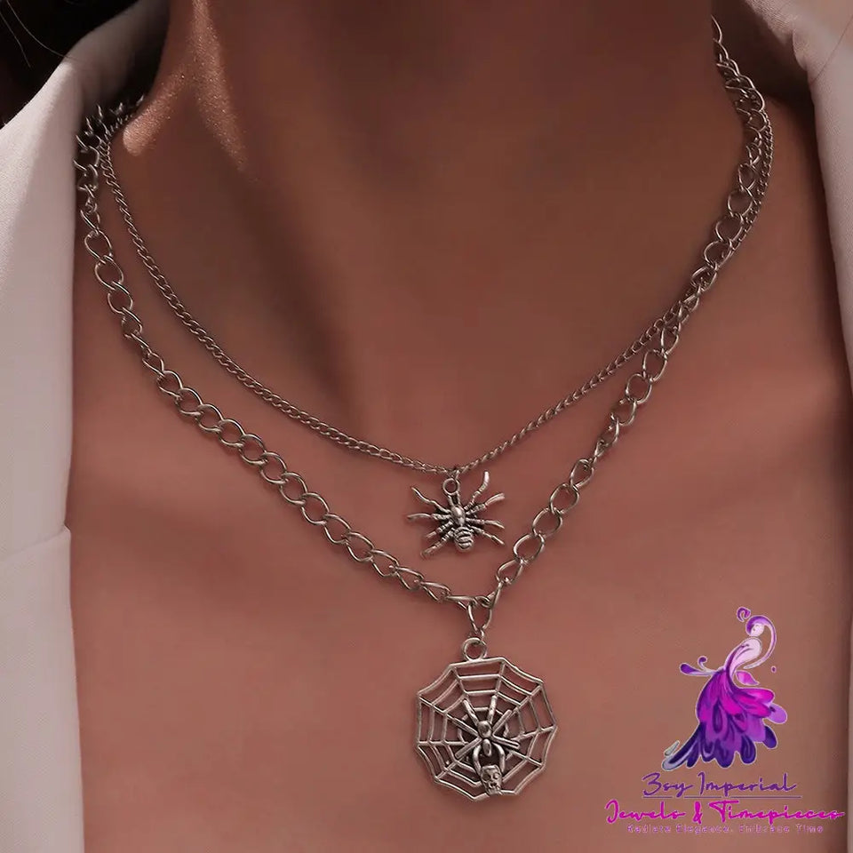 Multi-layer Spider Hollow Necklace