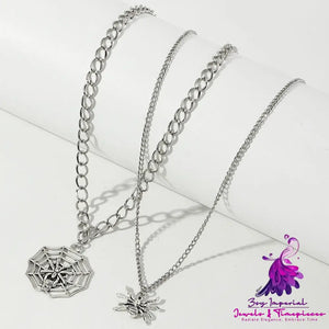 Multi-layer Spider Hollow Necklace